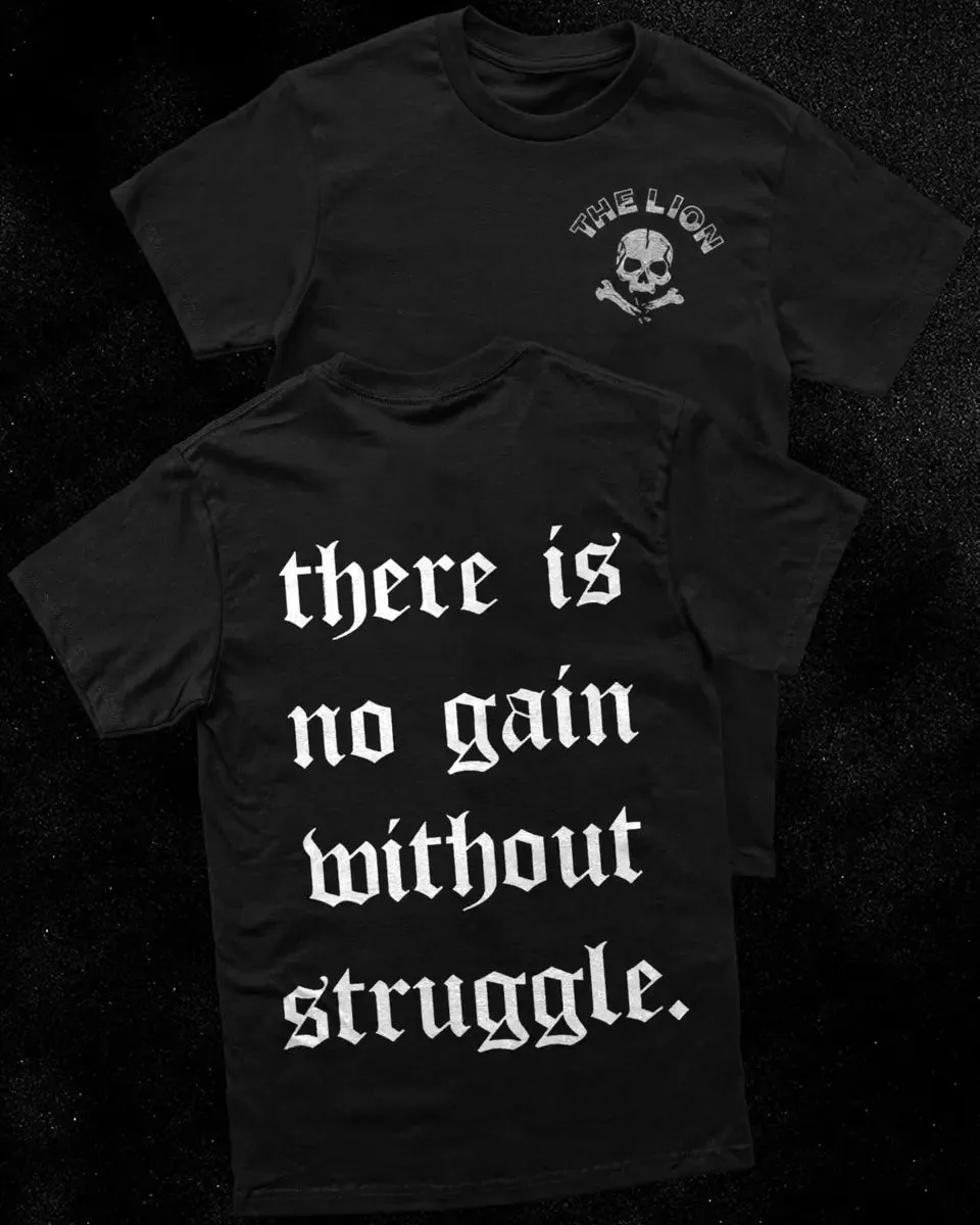 There is no gain without struggle Print Men's T-shirt sold by Polyalien product image thumbnail 2