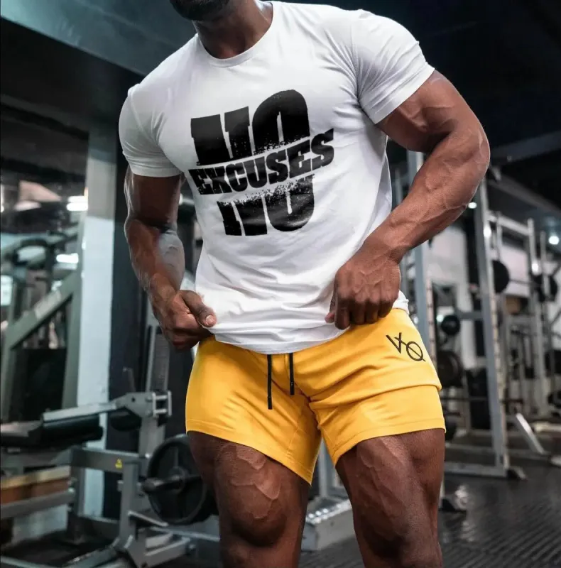 No  excuses  Print Men's T-shirt sold by Polyalien