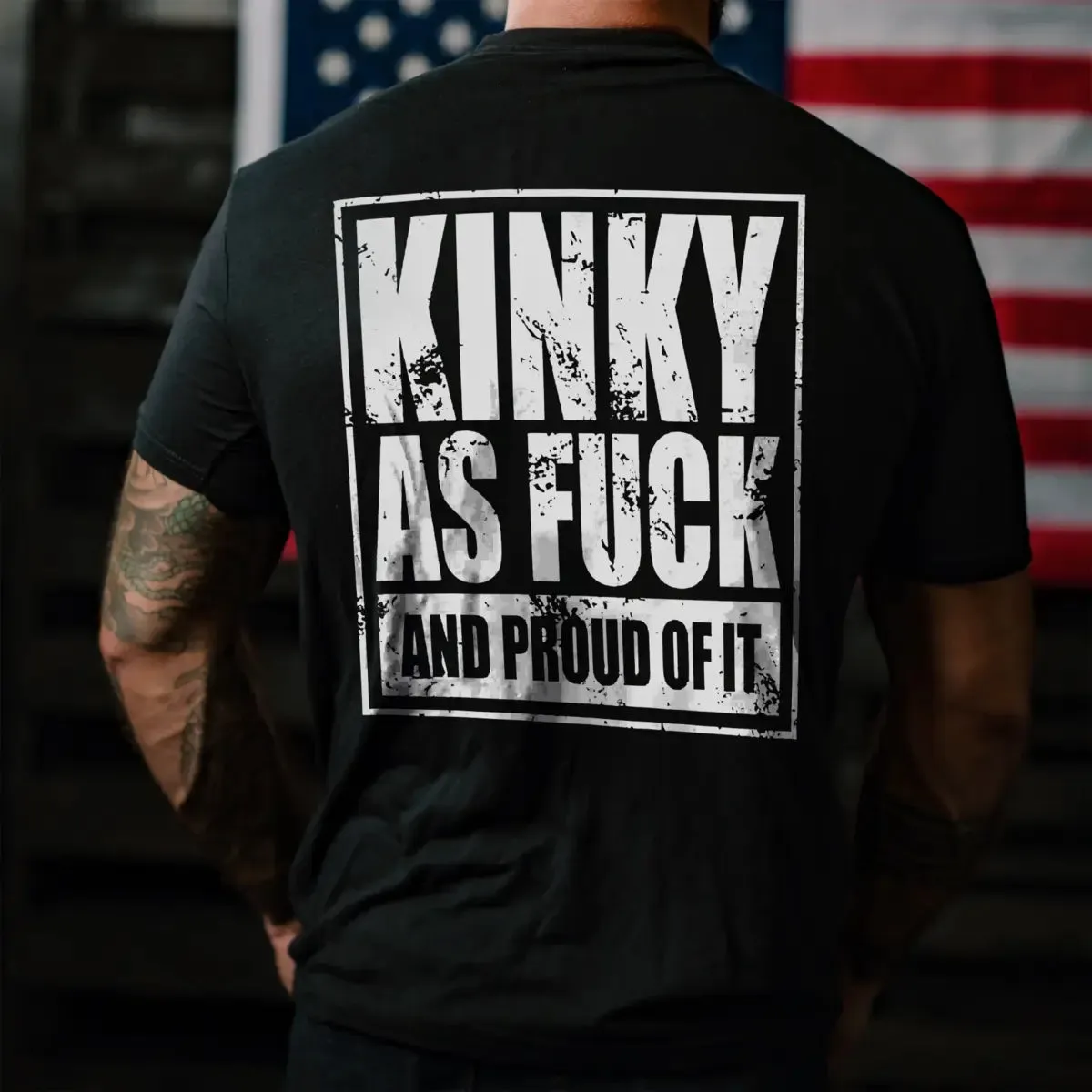 Kinky As Fuck And Proud Of It Print Men's T-shirt sold by Polyalien