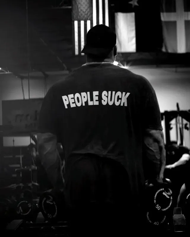 People suck   Print Men's T-shirt sold by Polyalien