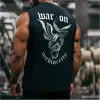 War on Printed Men's Vest sold by Polyalien