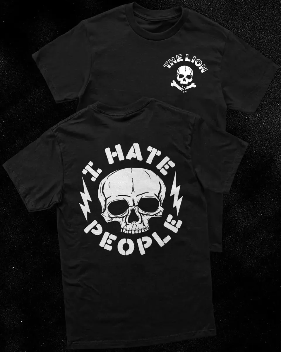 I hate people Print Men's T-shirt sold by Polyalien product image thumbnail 2