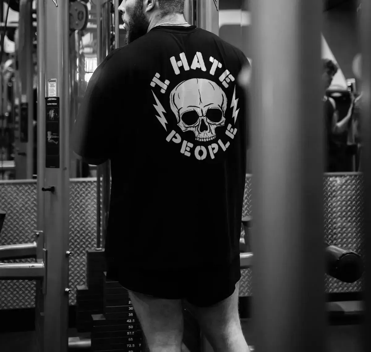 I hate people Print Men's T-shirt sold by Polyalien