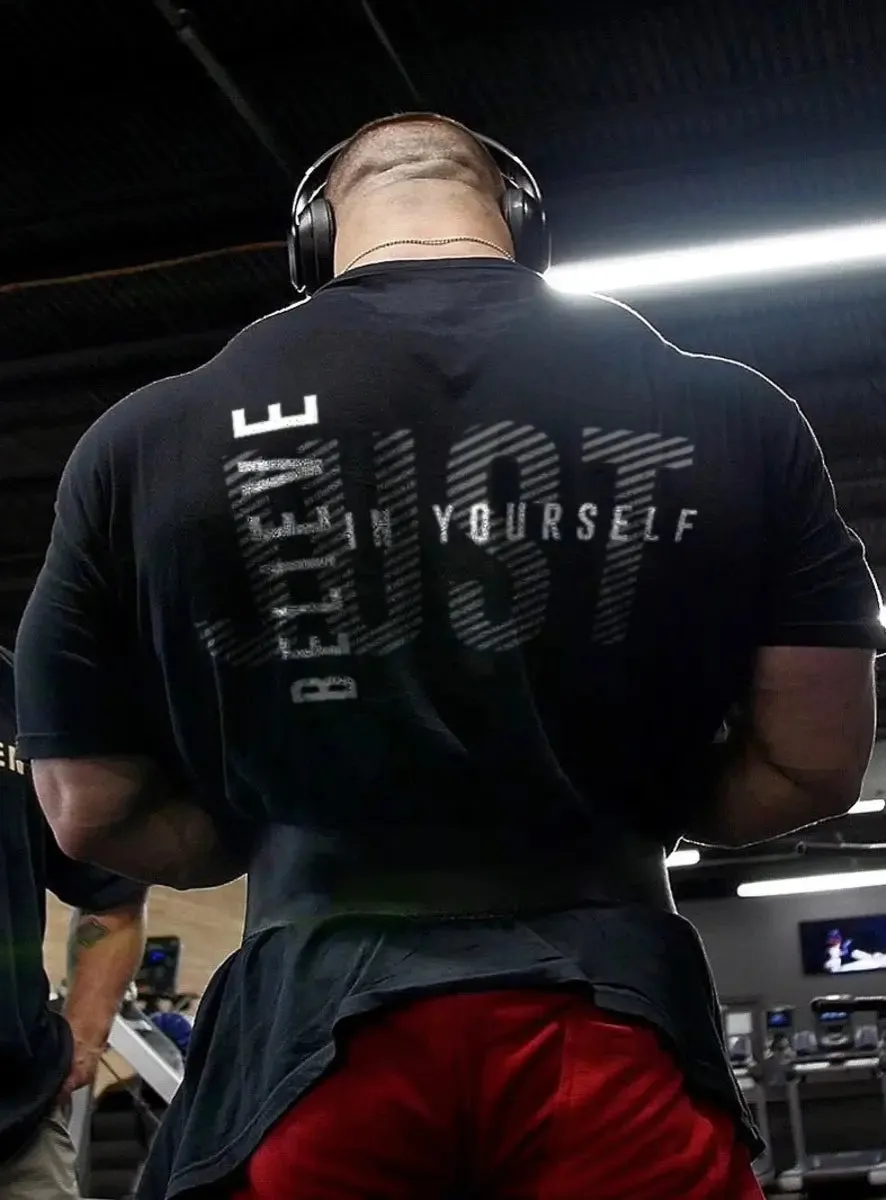 Just believe in yourself Print Men's T-shirt sold by Polyalien