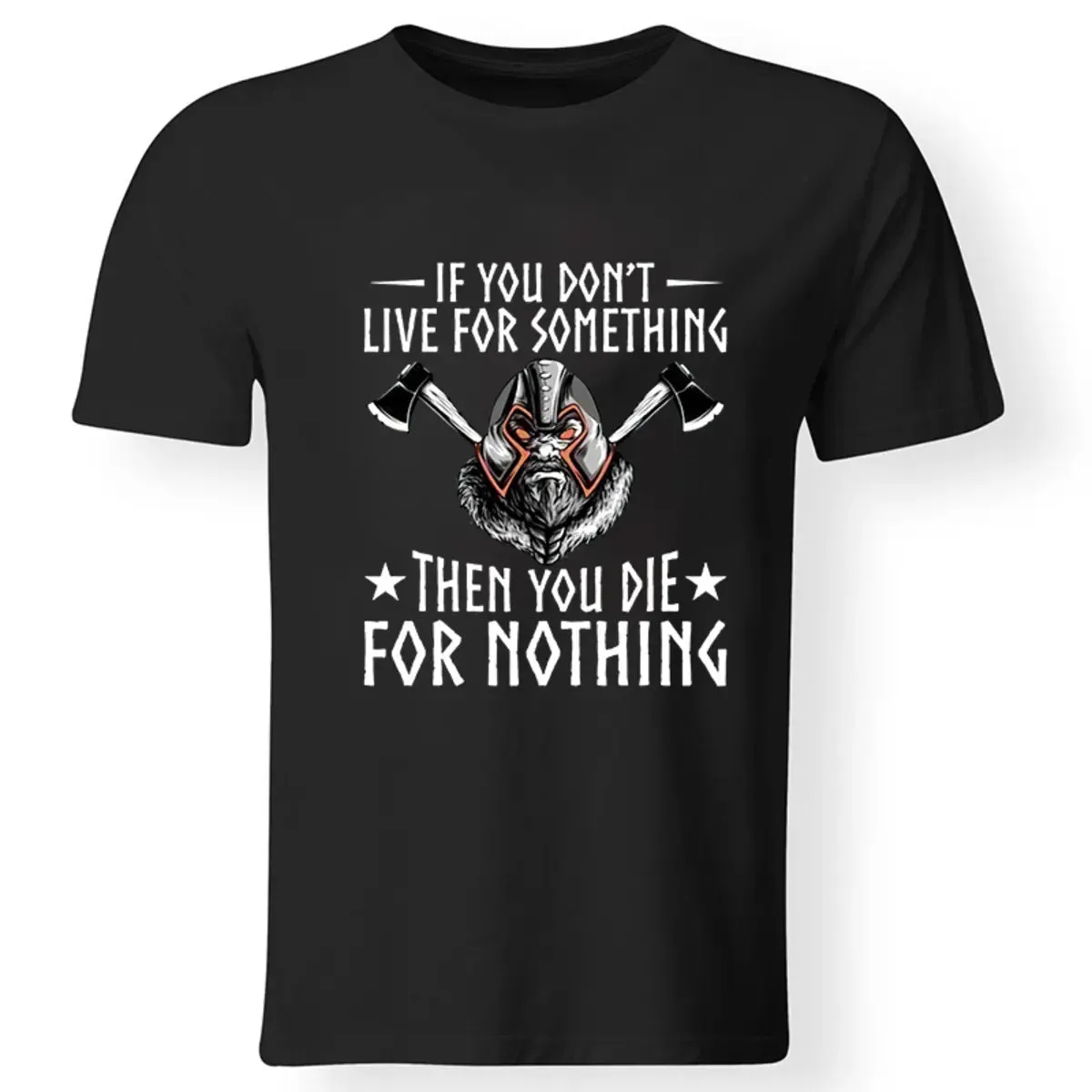 Viking If You Don't Live For Something Printed Men's T-shirt sold by Polyalien product image thumbnail 2