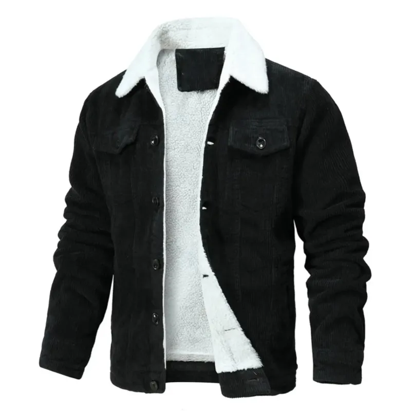 Men's Corduroy Casual Cheviot Jacket sold by Polyalien