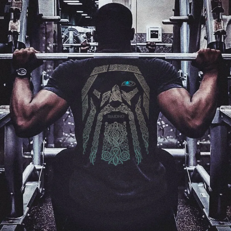 Vintage Viking Printed Men's T-shirt sold by Polyalien