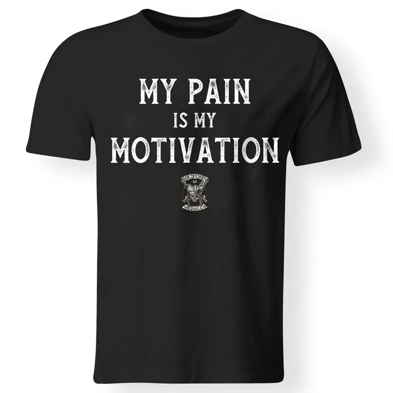 Viking My Pain Is My Motivation Men's T-shirt sold by Polyalien product image thumbnail 2