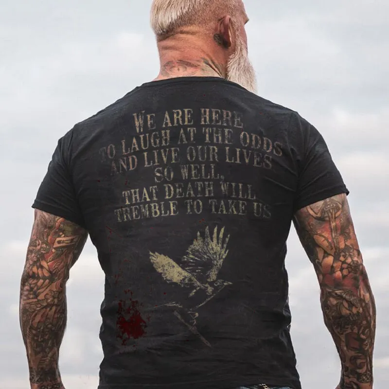 We Are Here Printed Men's T-shirt sold by Polyalien