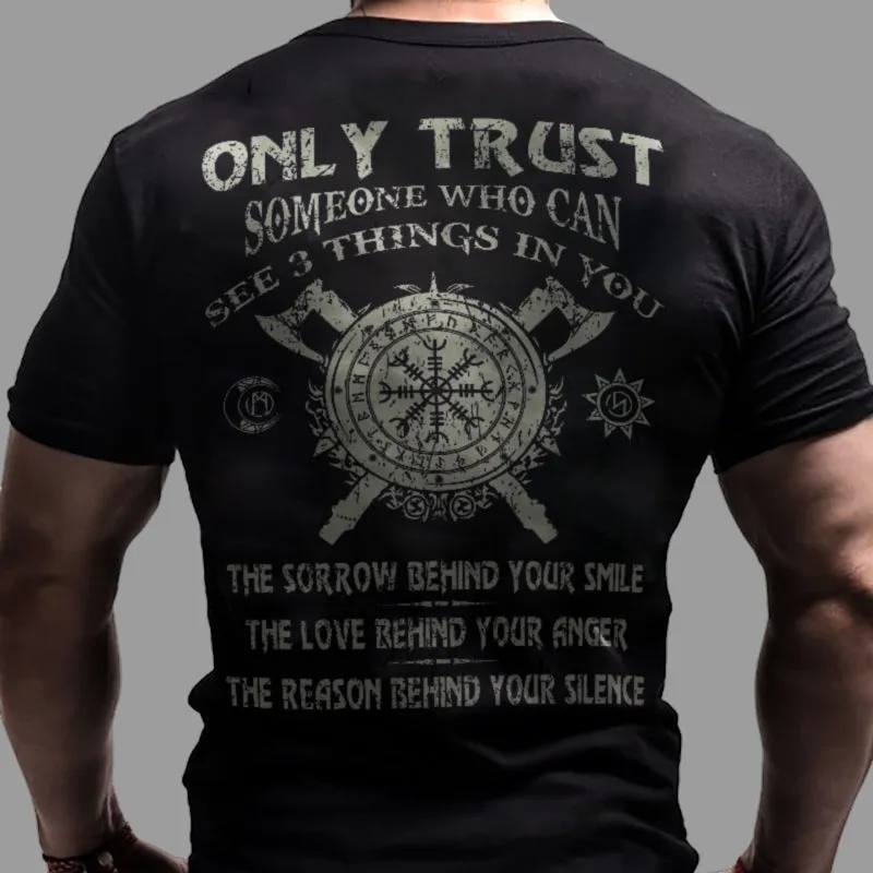 Only Trust Printed Men's T-shirt sold by Polyalien