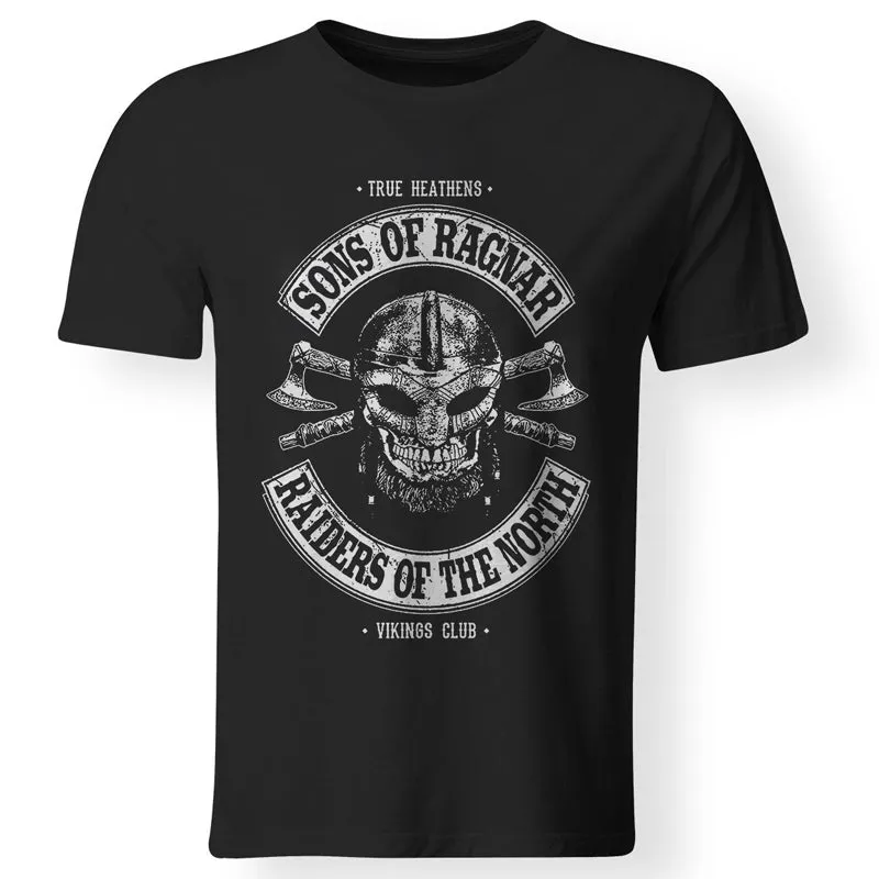 Viking Sons Of Ragnar Raiders Of The North Printed Men's T-shirt sold by Polyalien product image thumbnail 2