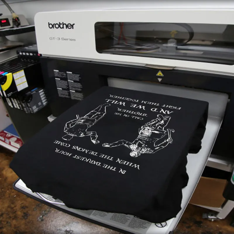 Viking Fight Them Together Printed Men's T-shirt sold by Polyalien product image thumbnail 3