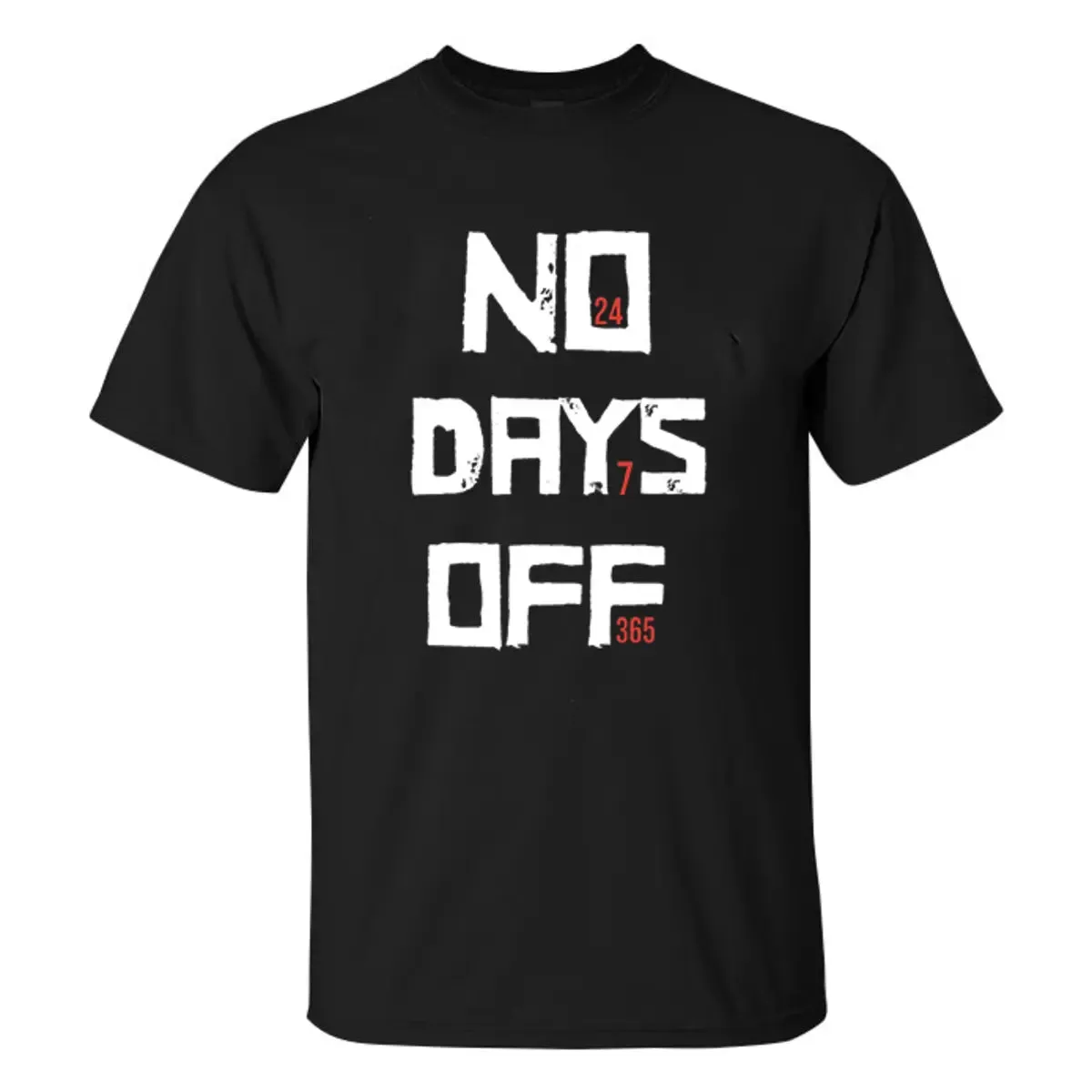 NO DAYS OFF Printed Men's T-shirt sold by Polyalien product image thumbnail 2