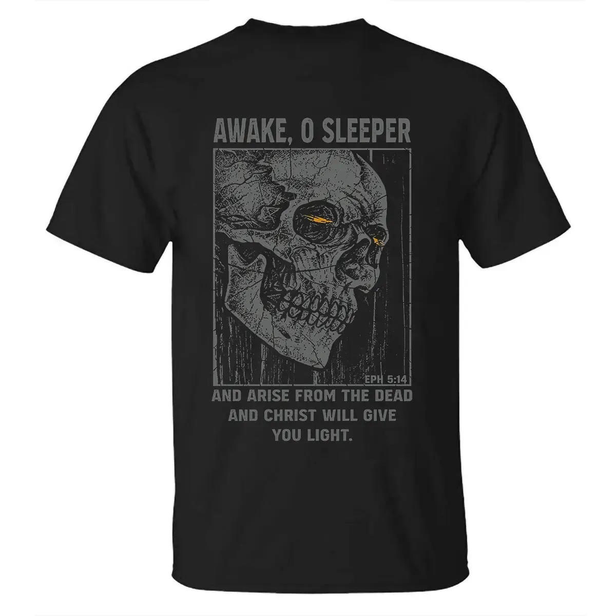 Awake, O Sleeper And Arise From The Dead Printed Men's T-shirt sold by Polyalien product image thumbnail 3