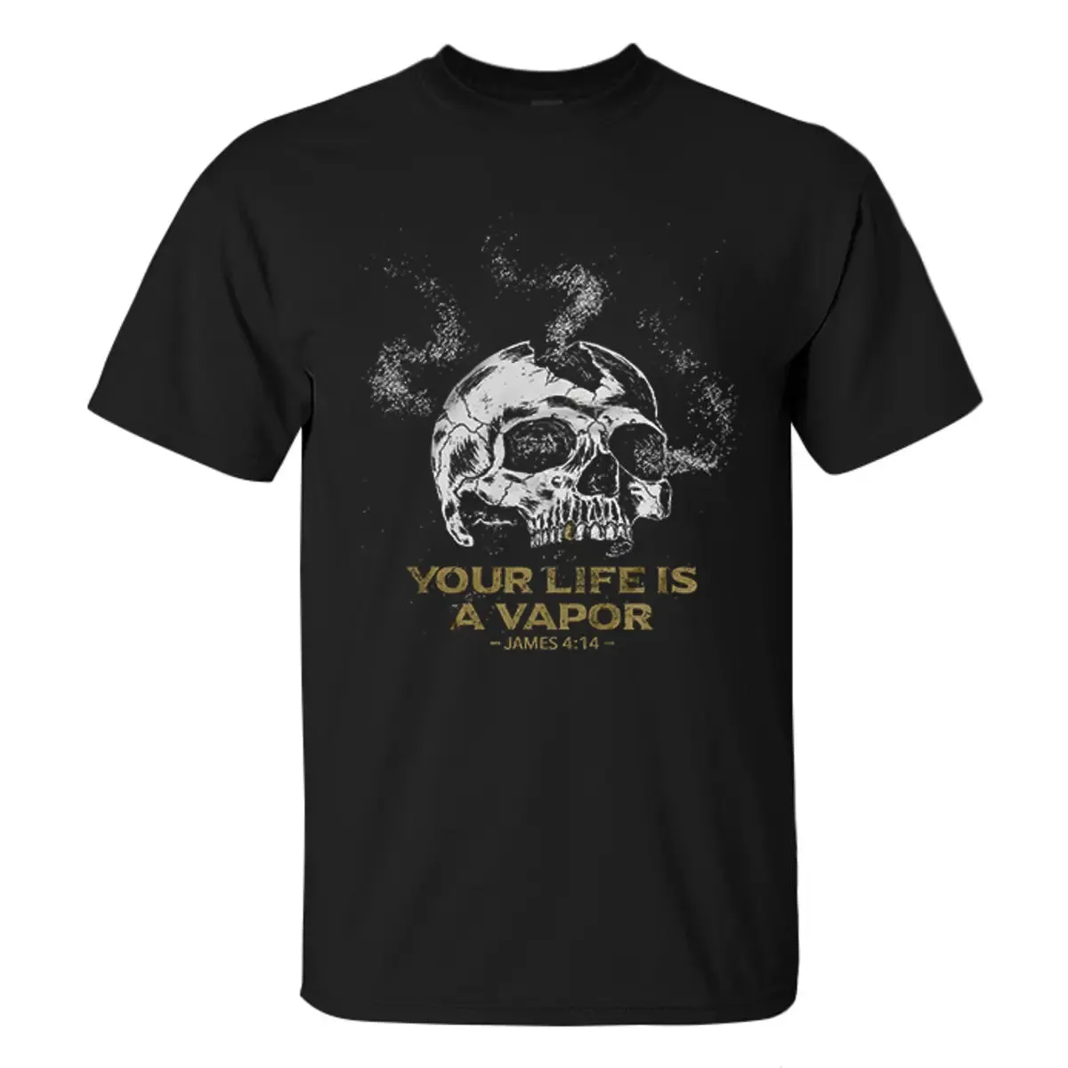 Your Life Is A Vapor Printed Men's T-shirt sold by Polyalien product image thumbnail 3