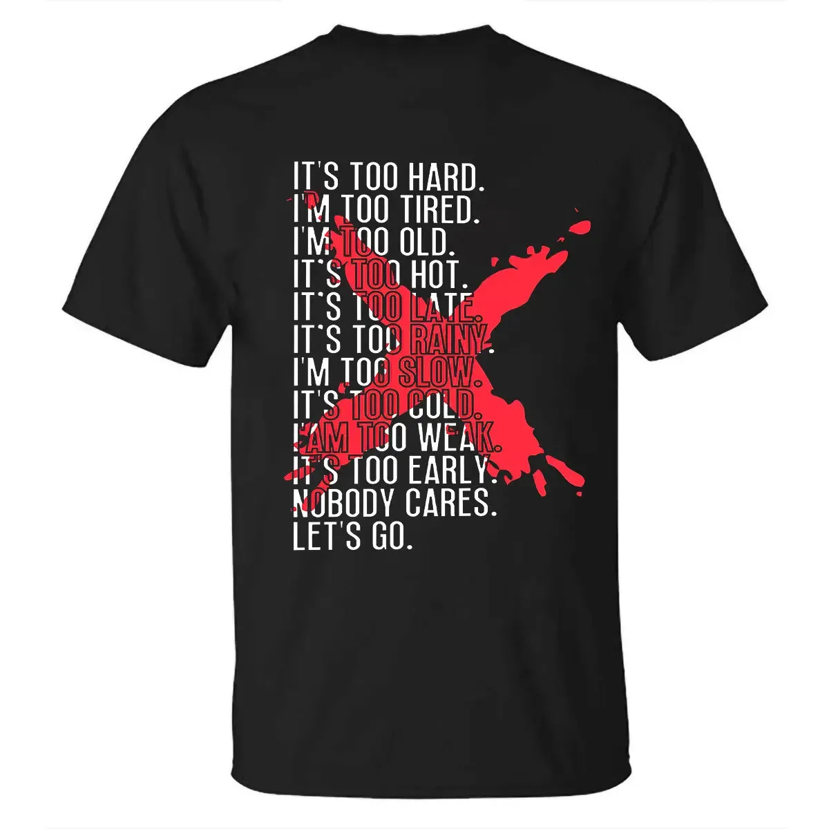 Let's Go Printed Men's T-shirt sold by Polyalien product image thumbnail 3