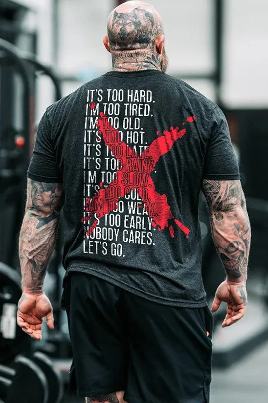 Let's Go Printed Men's T-shirt sold by Polyalien