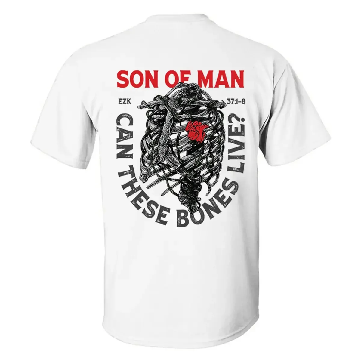 Son Of Man Can These Bones Live Printed Men's T-shirt sold by Polyalien product image thumbnail 3