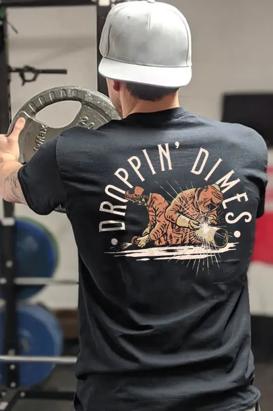Droppin' Dimes Printed Men's T-shirt sold by Polyalien