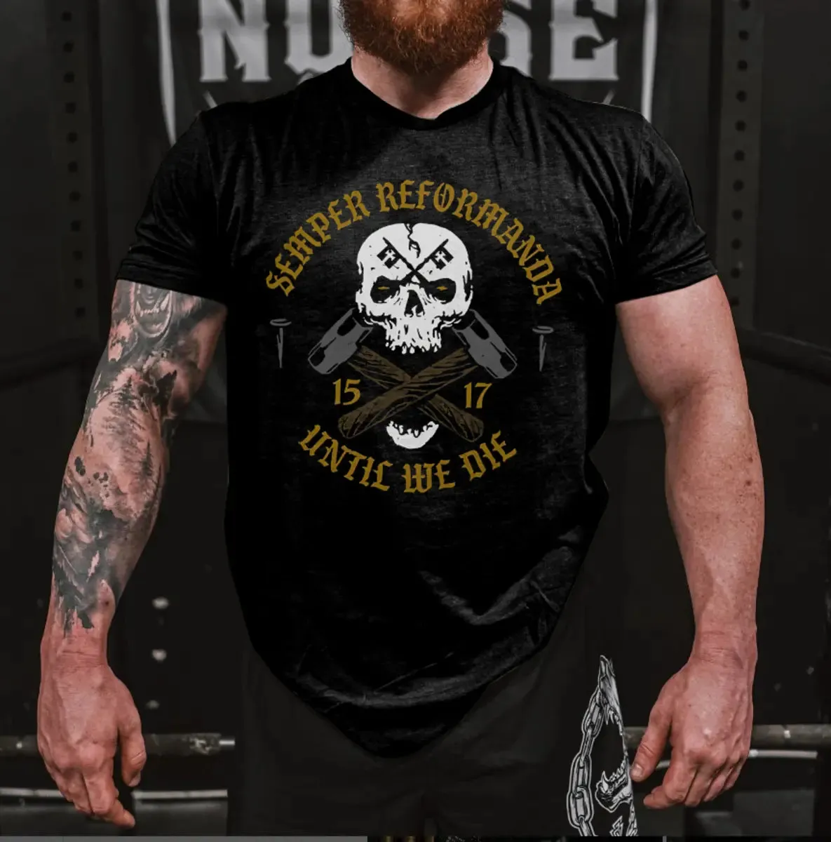 Semper Reformanda Until We Die Printed Men's T-shirt sold by Polyalien product image thumbnail 2
