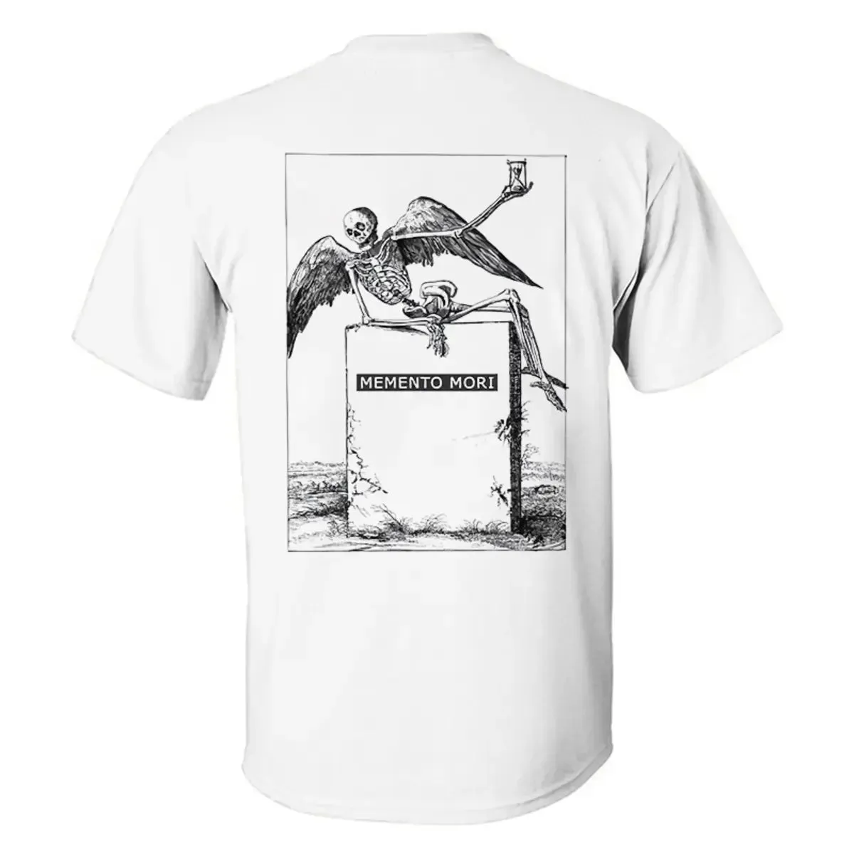 Memento Mori Printed Men's T-shirt sold by Polyalien product image thumbnail 3