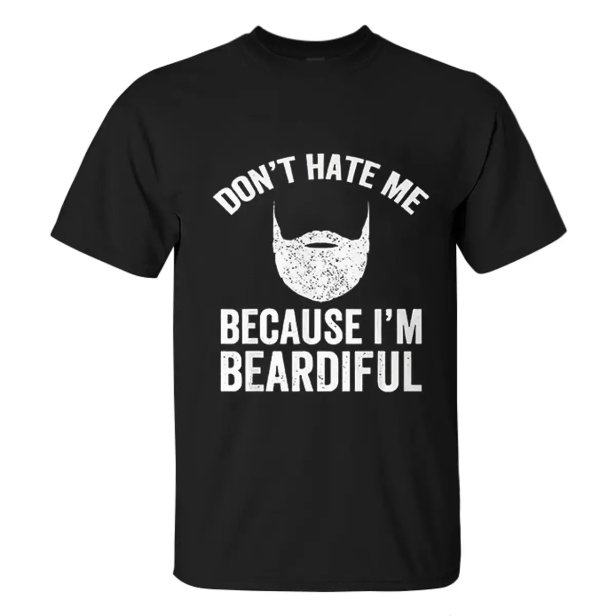 Viking Don't Hate Me Because I'm Beardiful Printed Men's T-shirt sold by Polyalien product image thumbnail 2