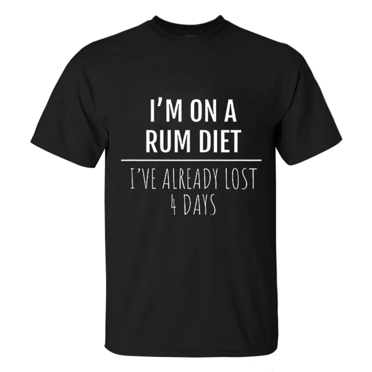 Viking I'm On A Rum Diet I've Already Lost 4 Days Printed Men's T-shirt sold by Polyalien product image thumbnail 2
