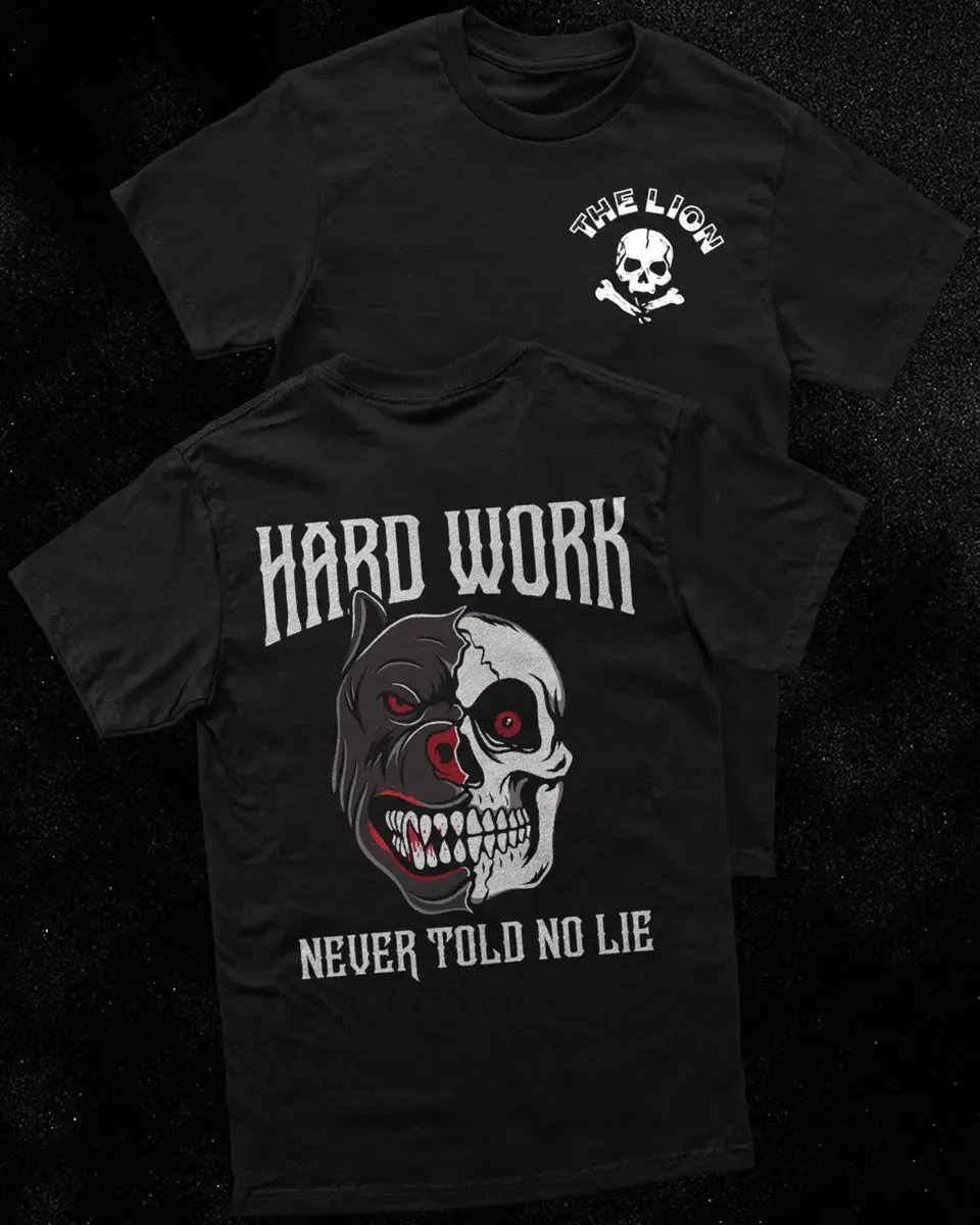 Hard work never told no lie Print Men's T-shirt sold by Polyalien product image thumbnail 2