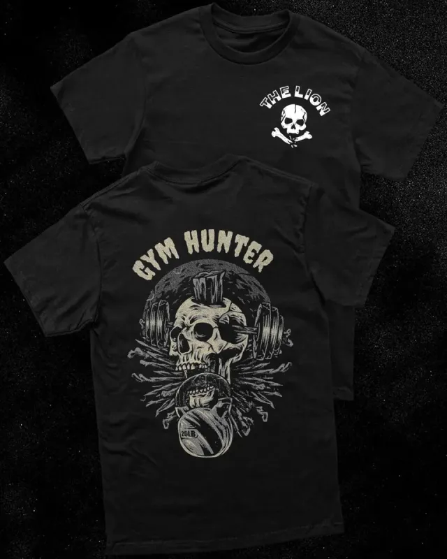 GYM hunter  Print Men's T-shirt sold by Polyalien