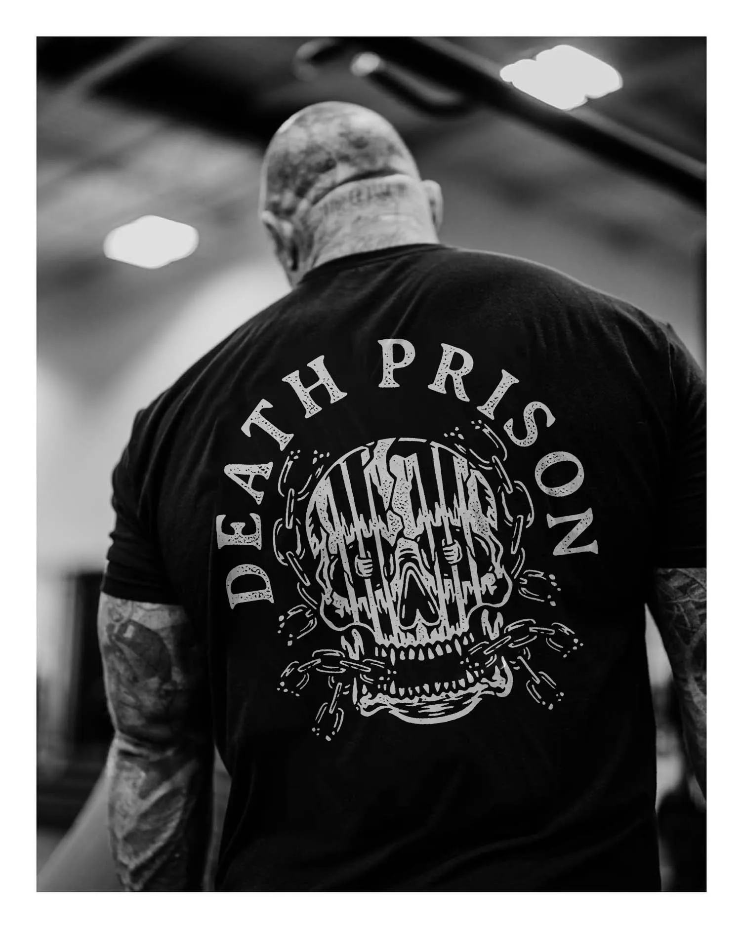 Death prison Print Men's T-shirt sold by Polyalien