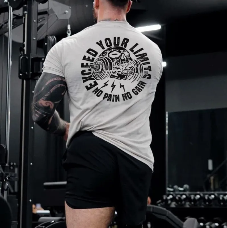 Exceed your limits Print Men's T-shirt sold by Polyalien
