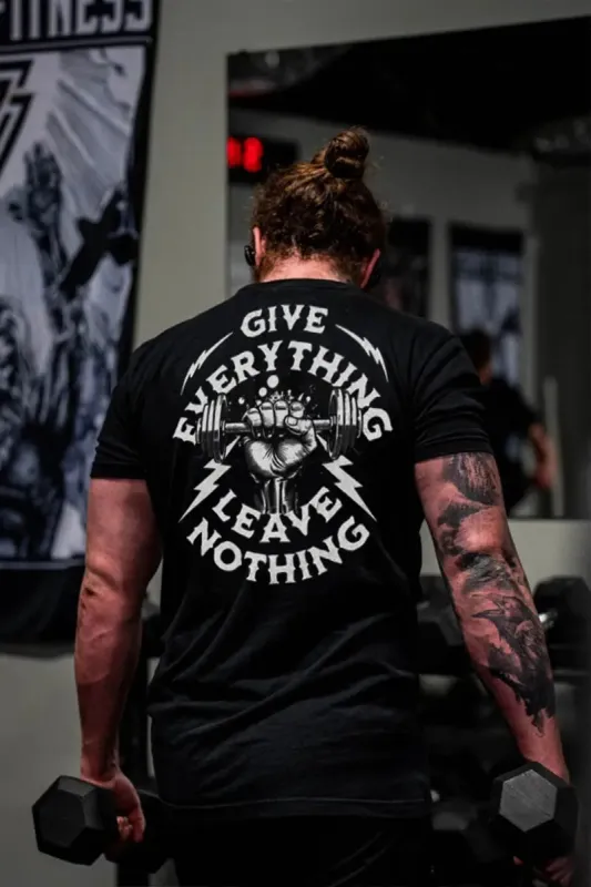 Give Everything Leave Nothing Printed Men's T-shirt sold by Polyalien