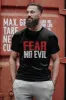 Fear No Evil Printed Men's T-shirt sold by Polyalien