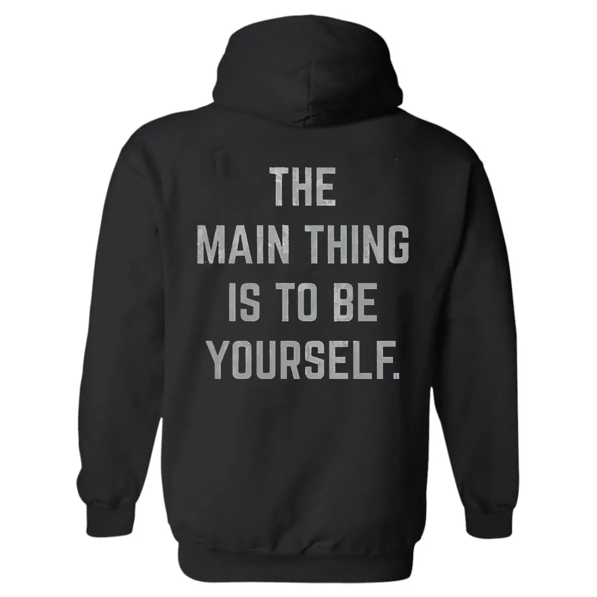 The main thing is to be yourself Hoodies sold by Polyalien