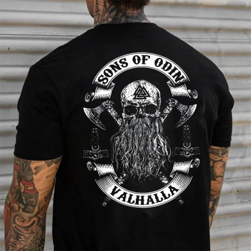 Viking Son Of Odin Printed Men's T-shirt sold by Polyalien