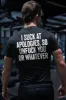 I Suck At Apologies, So Unfuck You Or Whatever Printed Men's T-shirt sold by Polyalien