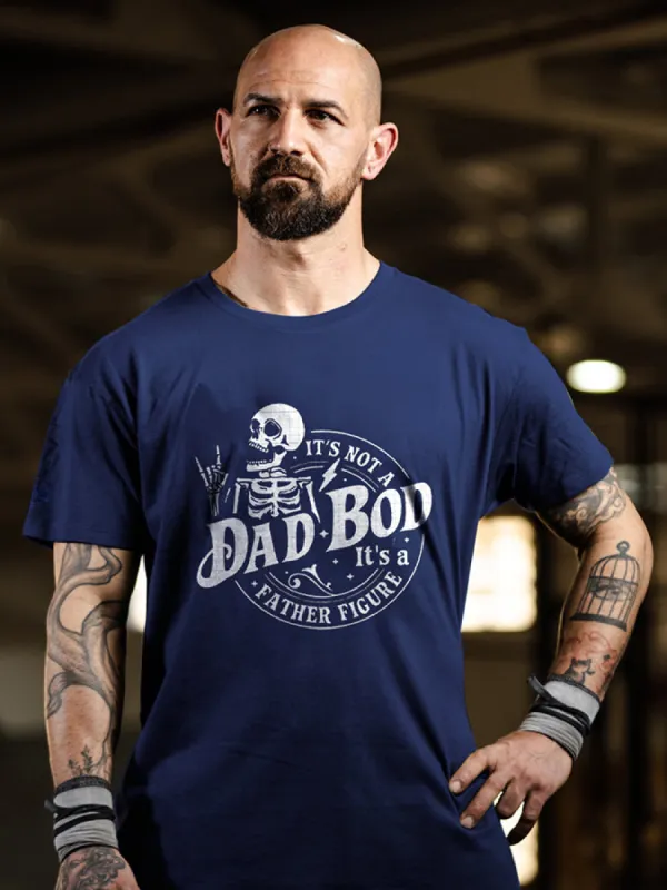 It's Not A Dad Bod Printed Men's T-shirt sold by Polyalien