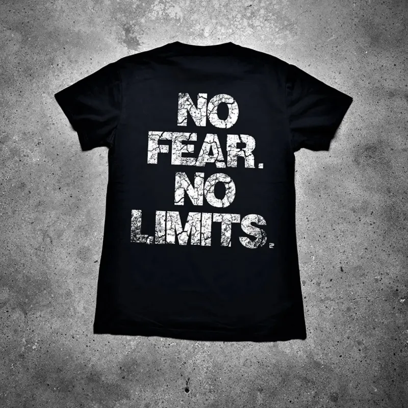 No Fear No Limits Printed Men's T-shirt sold by Polyalien