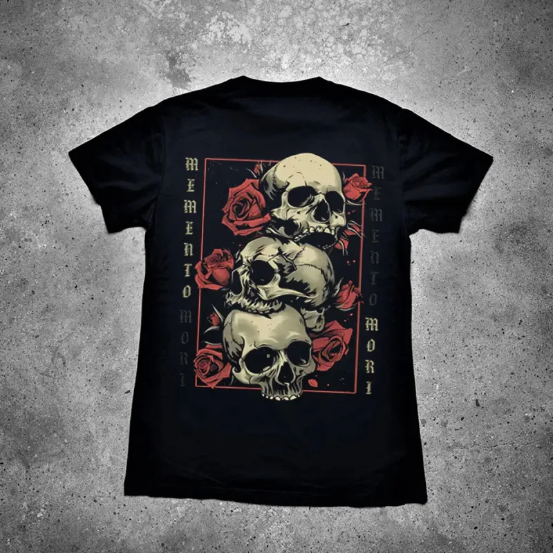 Memento Mori Printed Men's T-shirt made by Polyalien