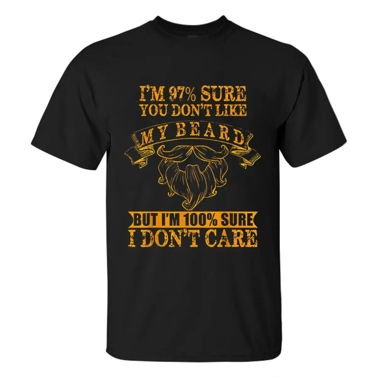 Viking I'm 97% Sure You Don't Like My Beard Printed Men's T-shirt sold by Polyalien product image thumbnail 2