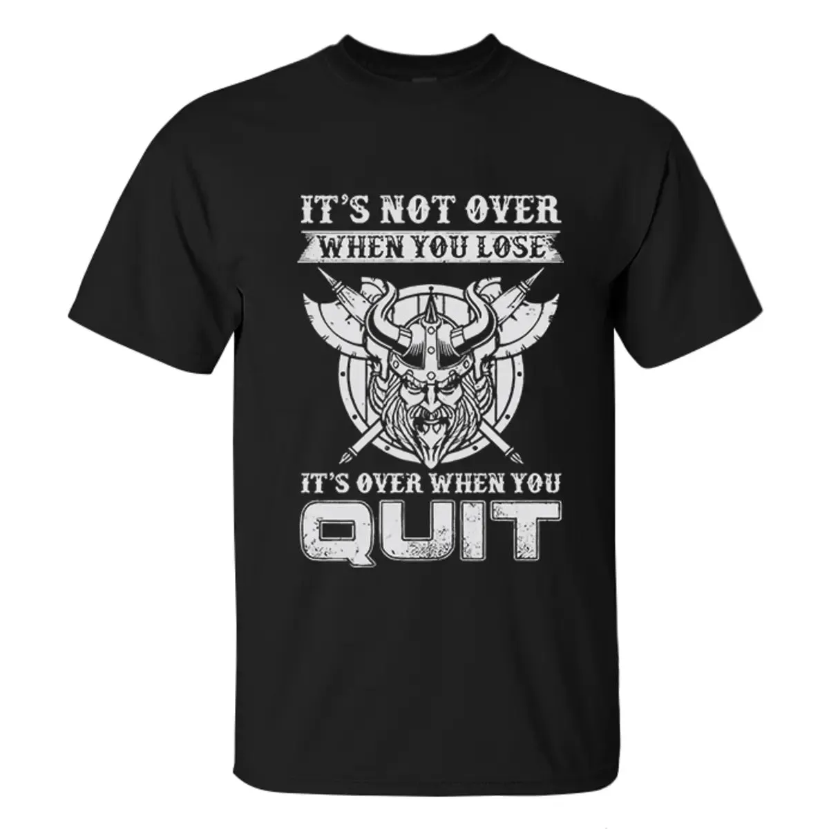 Viking It's Not Over When You Lose Printed Men's T-shirt sold by Polyalien product image thumbnail 3