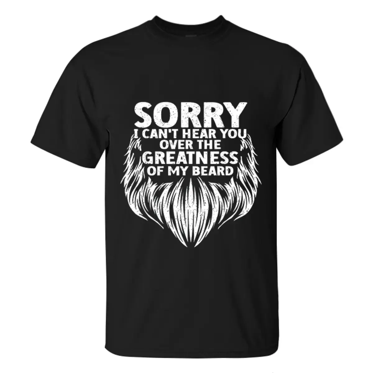 Viking Sorry I Can't Hear You Over The Greatness Of My Beard Printed Men's T-shirt sold by Polyalien product image thumbnail 2