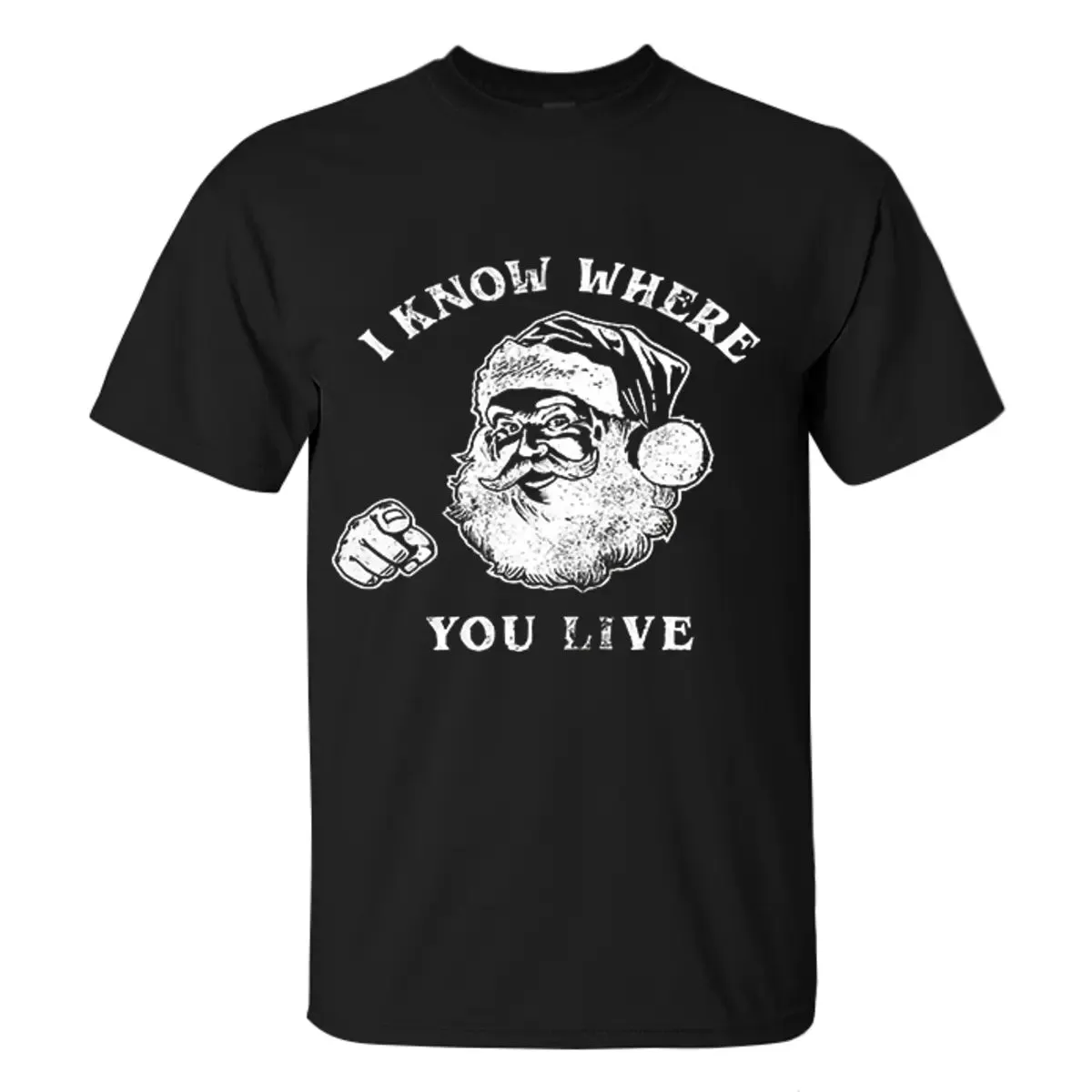 Viking I Know Where You Live Printed Men's T-shirt sold by Polyalien product image thumbnail 2