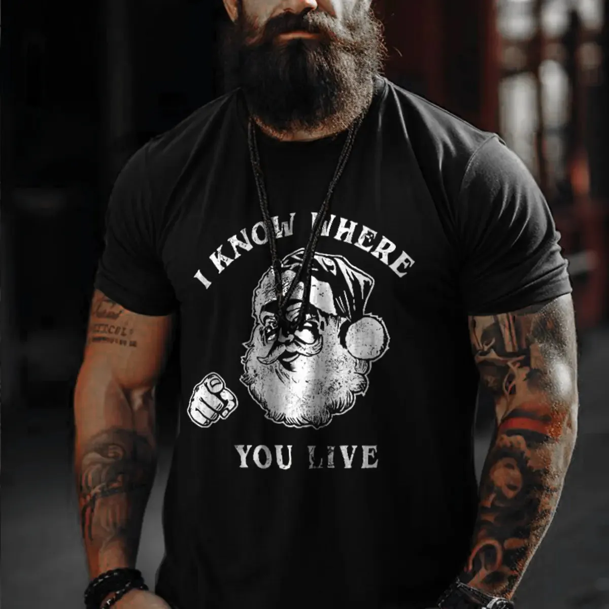 Viking I Know Where You Live Printed Men's T-shirt sold by Polyalien