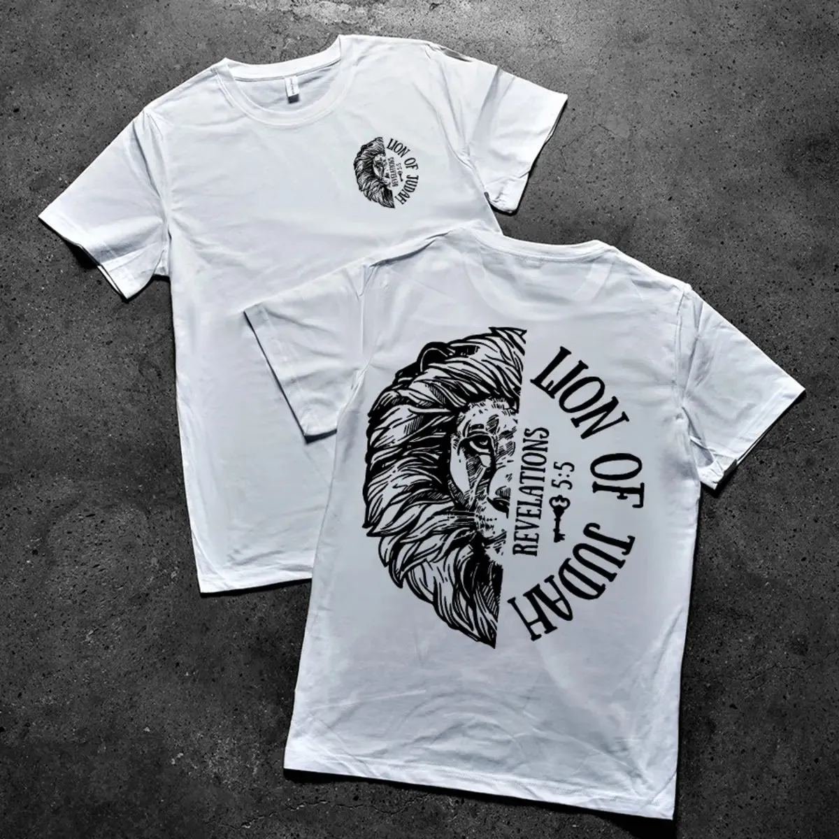 Lion Of Judah Printed Men's T-shirt sold by Polyalien product image thumbnail 2