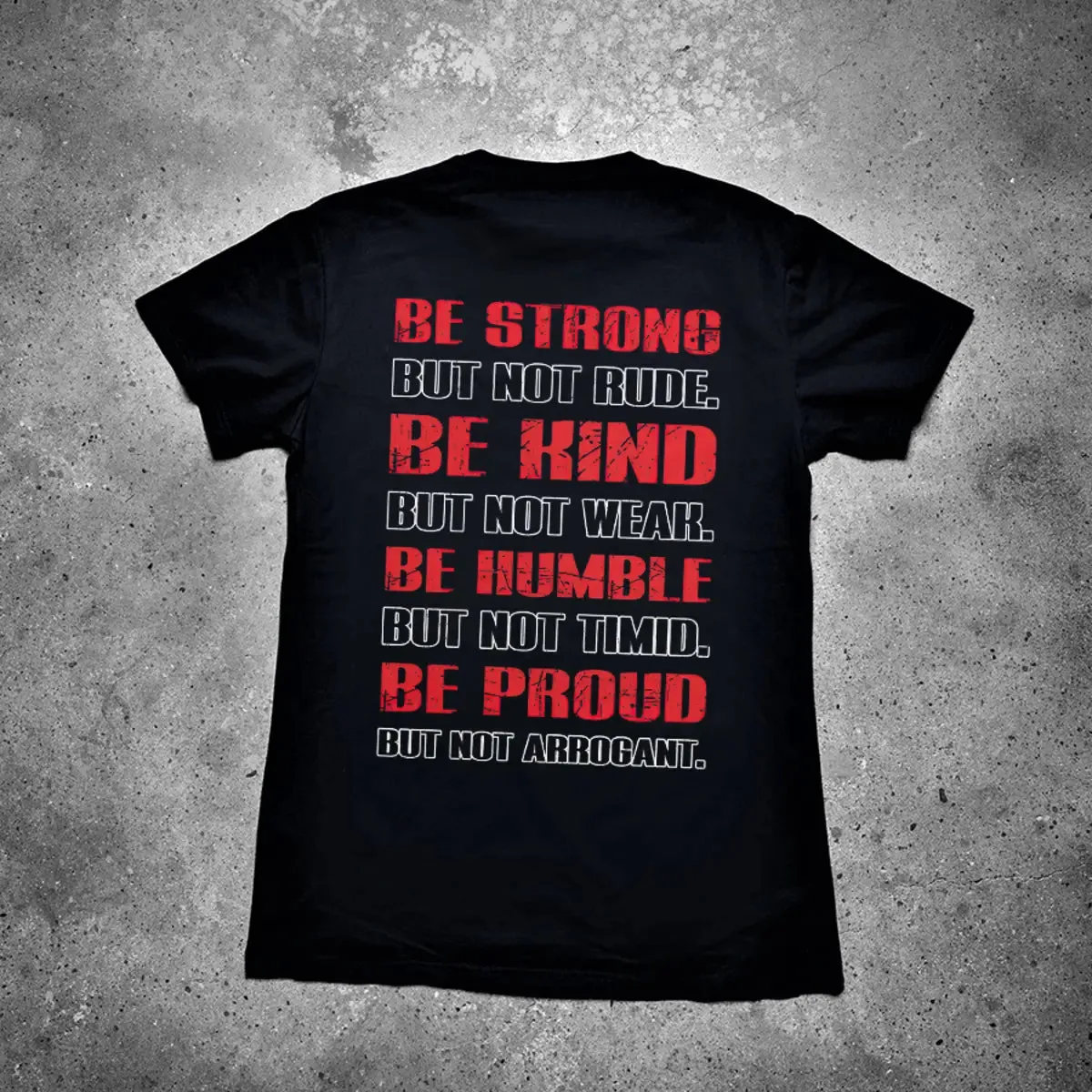 Be Strong But Not Rude Printed Men's T-shirt sold by Polyalien product image thumbnail 2