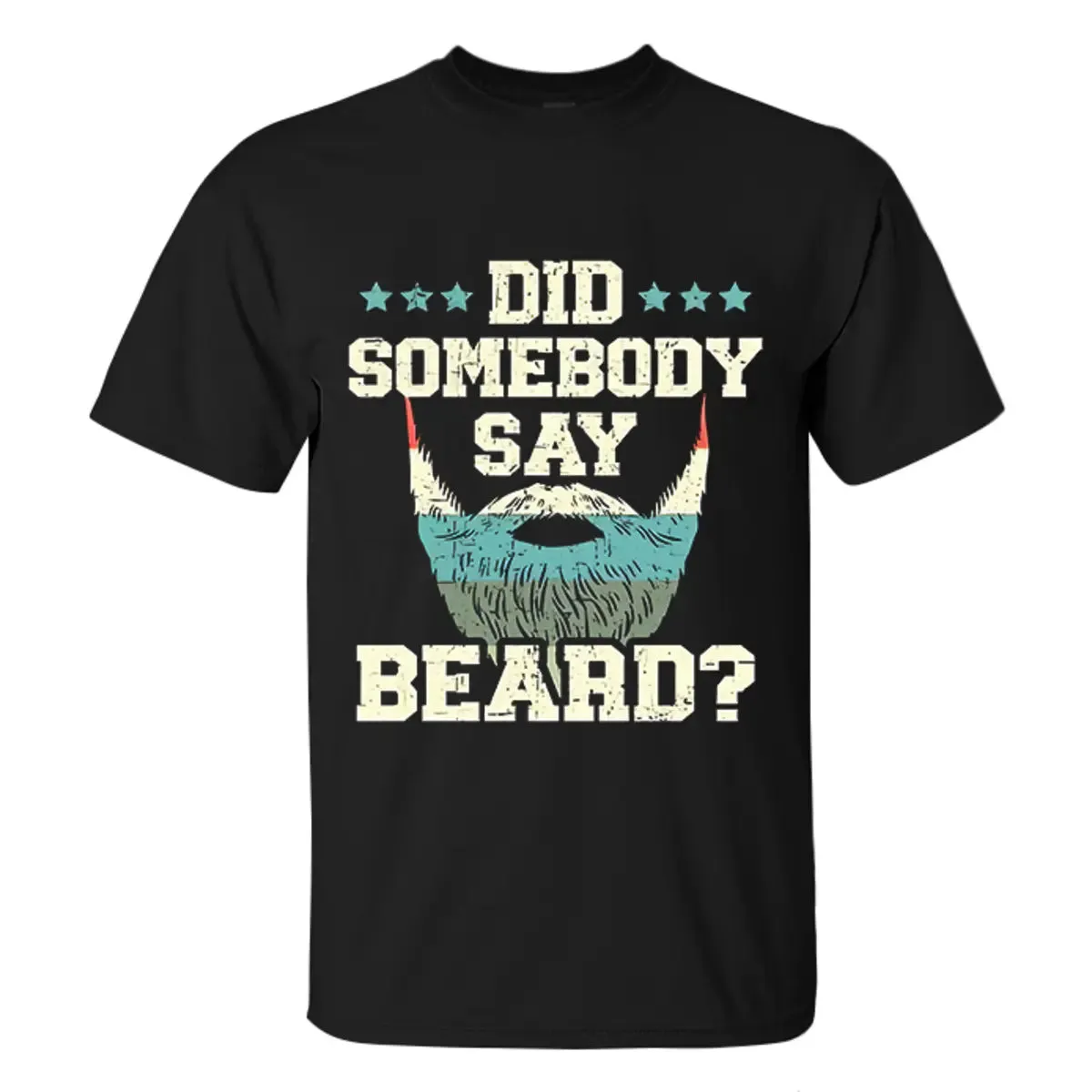 Viking Did Somebody Say Beard? Printed Men's T-shirt sold by Polyalien product image thumbnail 2