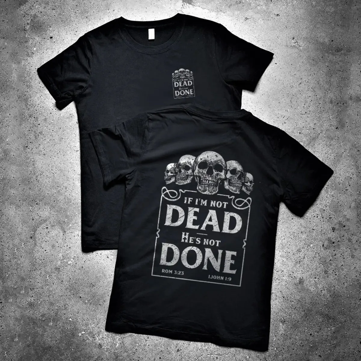 If I'm Not Dead He's Not Done Printed Men's T-shirt sold by Polyalien product image thumbnail 2