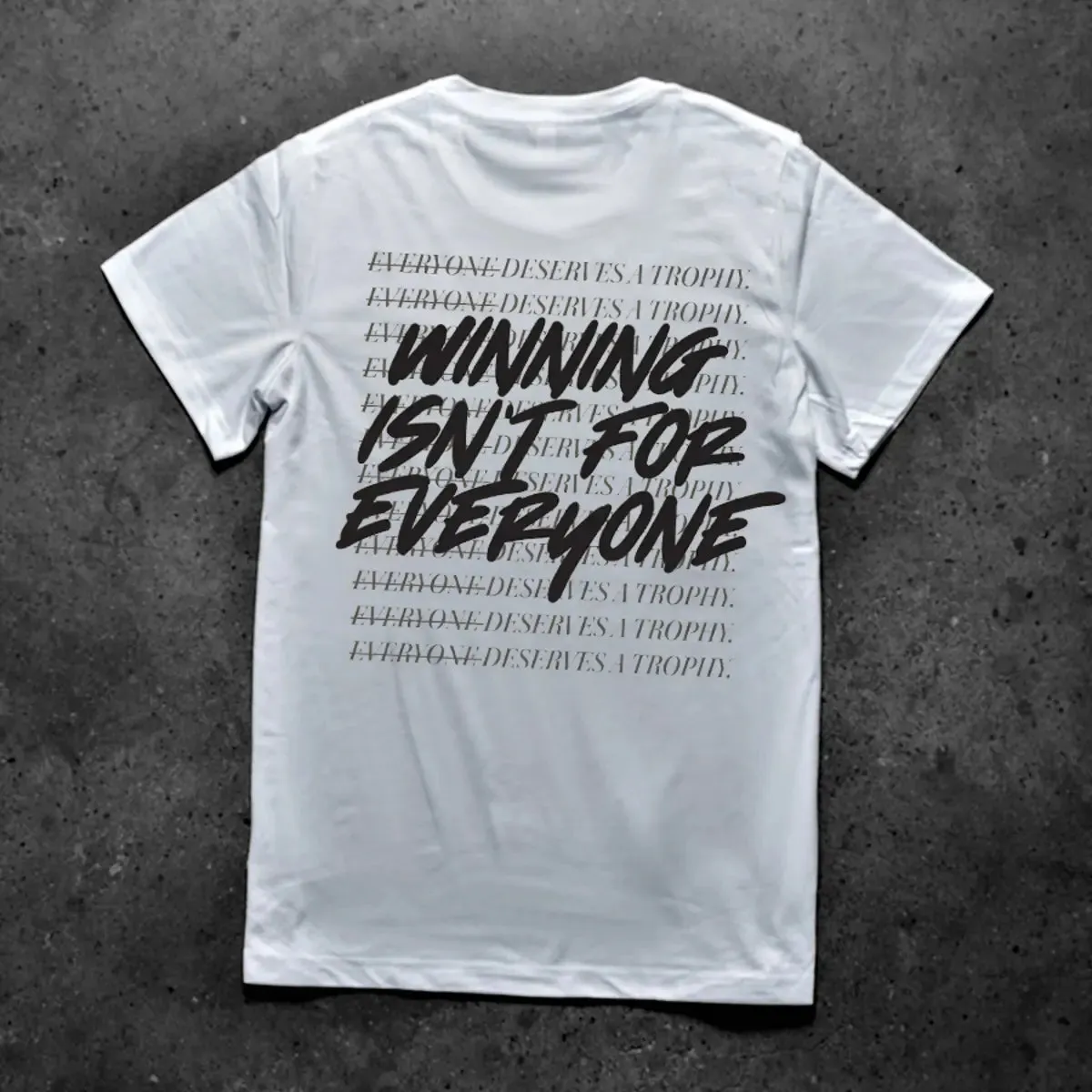 Winning Isn't For Everyone Printed Men's T-shirt sold by Polyalien product image thumbnail 3