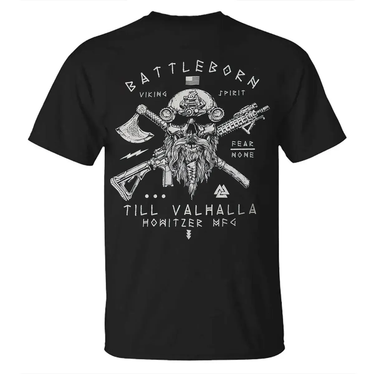 Viking Battleborn Viking Spirit Printed Men's T-shirt sold by Polyalien product image thumbnail 2